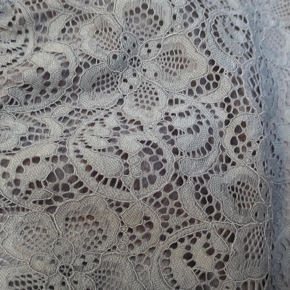 EUC Cacique Gray Lace Sleep Set - Picture 5 of 8